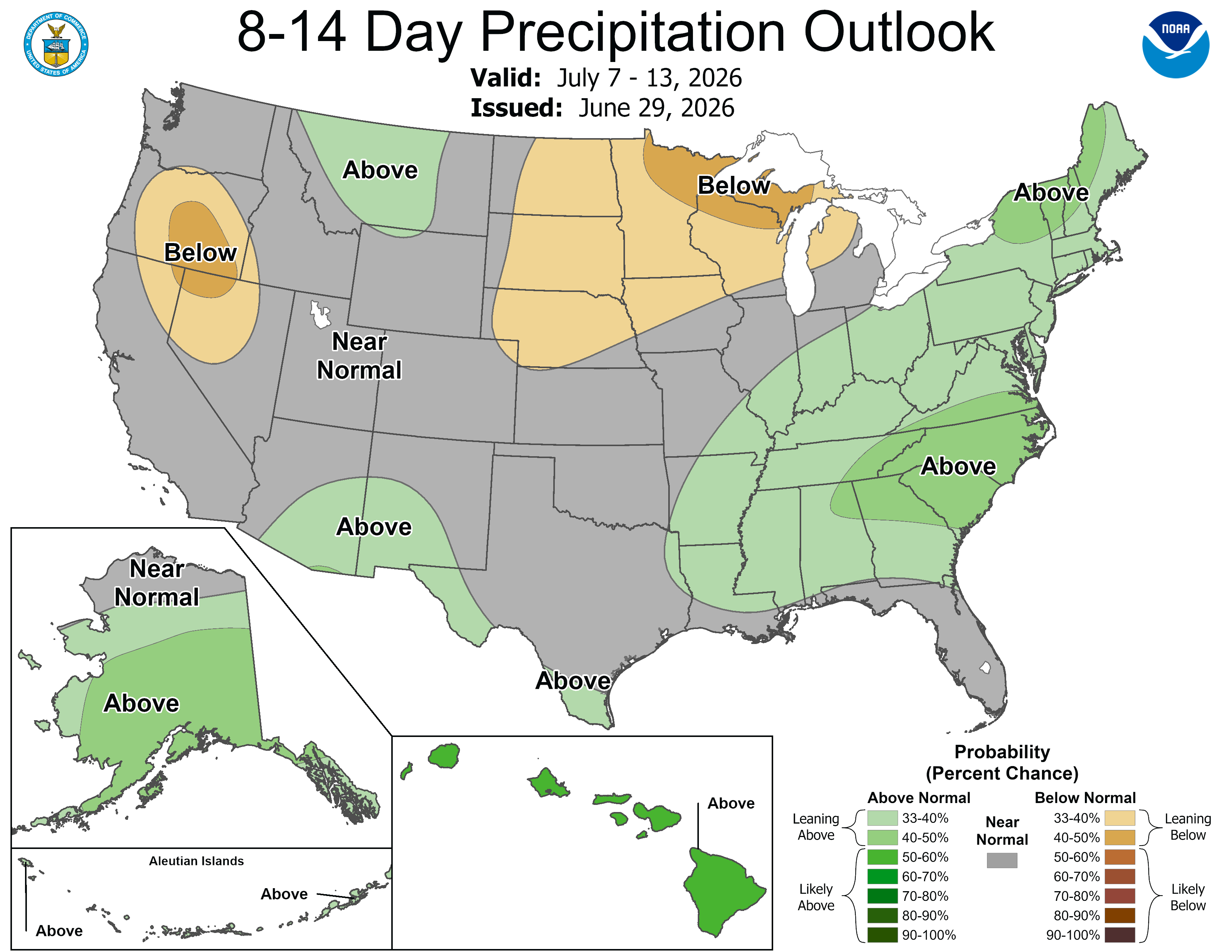Flash drought chances