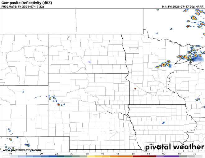Forecast precipitation Friday 5 p.m. to 7 a.m. Saturday