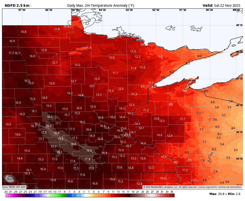 Mild, bright weekend ahead of much colder air next week