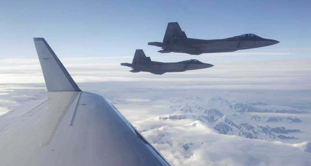 F-22 fighter jets