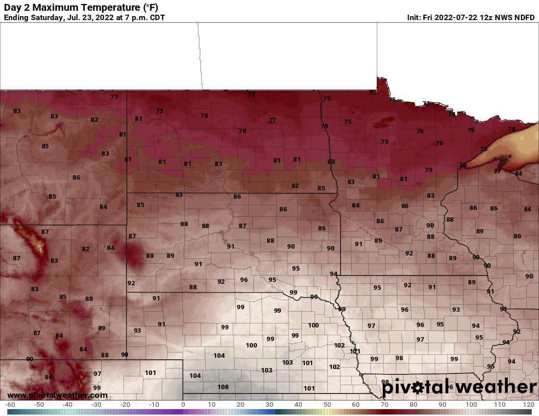 sat highs 8am