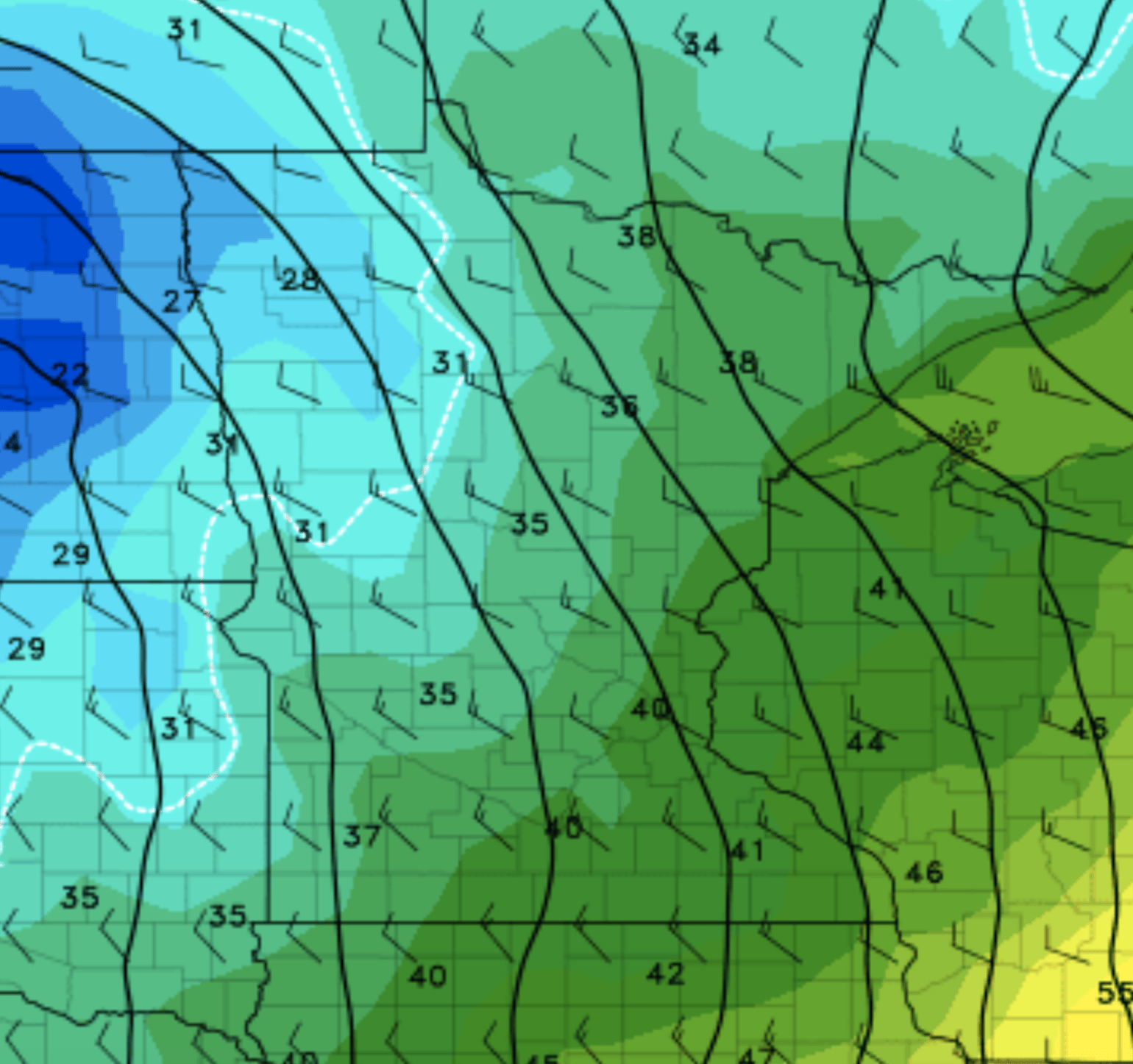 4p FRI temps
