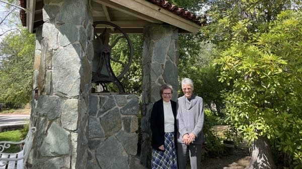 Sister Judith Dieterle and Sister Maribeth Larkin are from different religious orders but are both part of a local group of religious women working together to care for aging sisters.