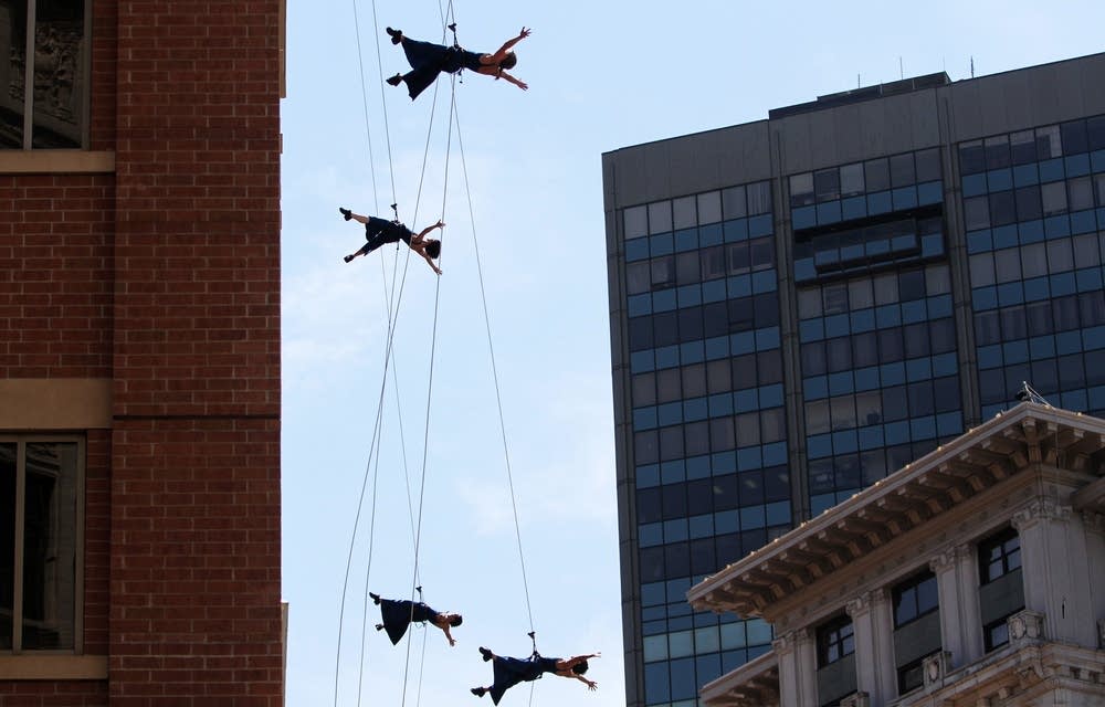 Aerial dancing