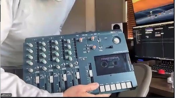 A piece of vintage recording equipment