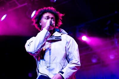 mati performing on stage