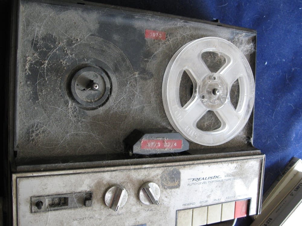 Russell Jones's tape recorder