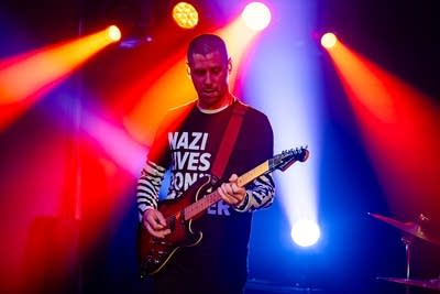 band performing on stage