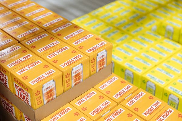 THC products in a warehouse