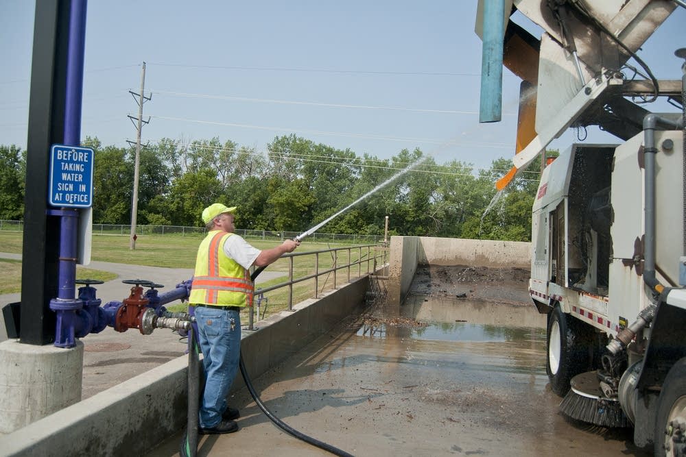 City worker Chuck Thomas