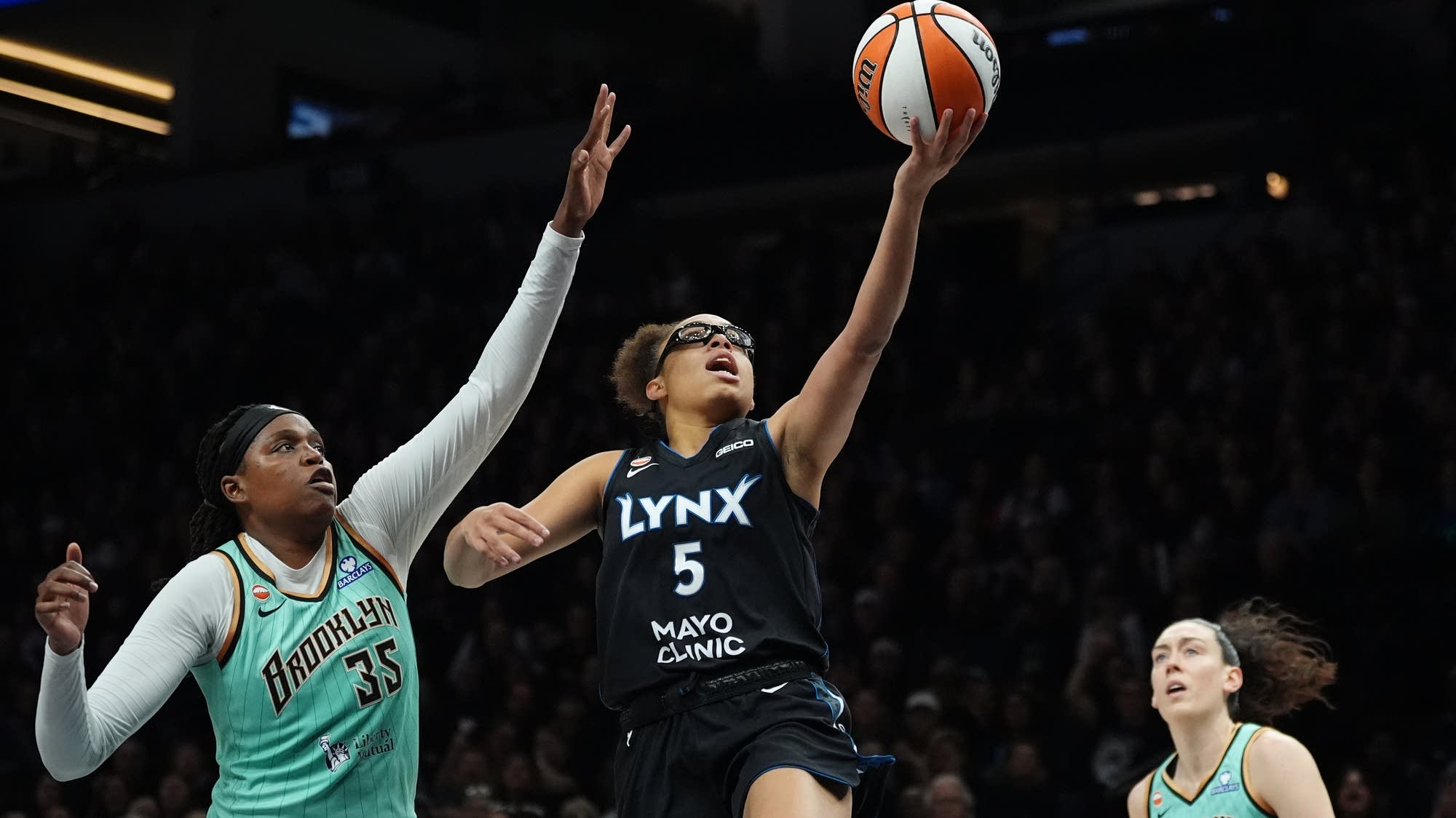 Lynx fall to Liberty 91-75 in first WNBA playoff game
