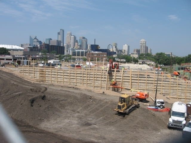 35W bridge construction