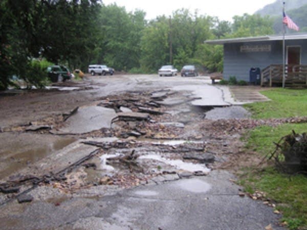 Washout in Minnesota City