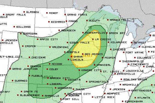 Severe weather risk for Tuesday and Tuesday night