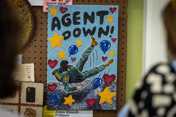 Crop artwork at the state fair
