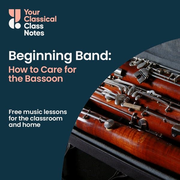 Class Notes thumbnail for a Beginning Band lesson. Includes bassoonist Emma Plehal of the Minnesota Winds.