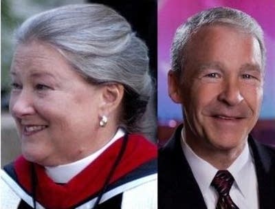 The Rev. Peg Chemberlin and Joel Hunter