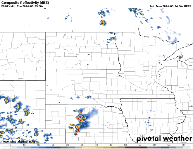 Forecast precipitation Monday 7 p.m. to Tuesday 7 a.m. 