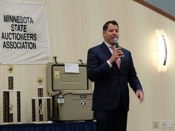 Scott Mihalic won the Minnesota Auctioneers Association Championship.