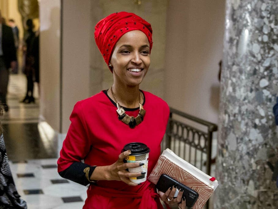 FBI investigating graffiti targeting Rep. Ilhan Omar | MPR News