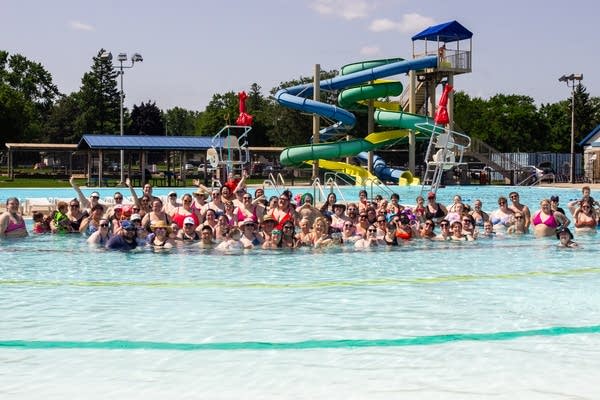 People in the pool