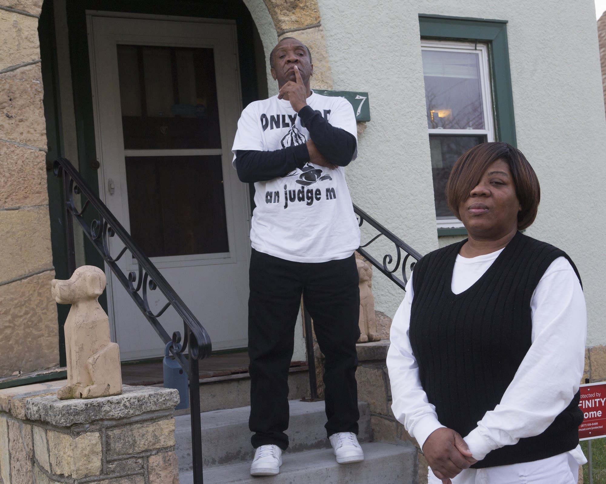 Irma Burns and her husband Johnie Johnson