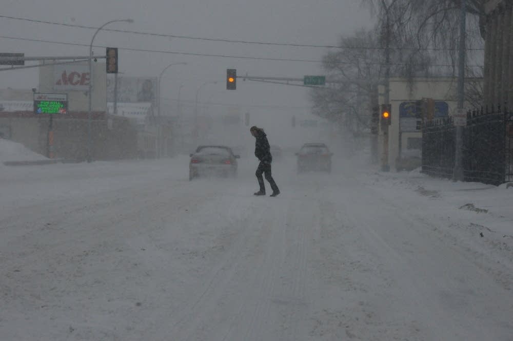 Snow in Moorhead