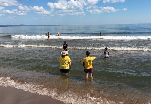 Lake Superior, seen from the Park Point beach in Duluth in August.