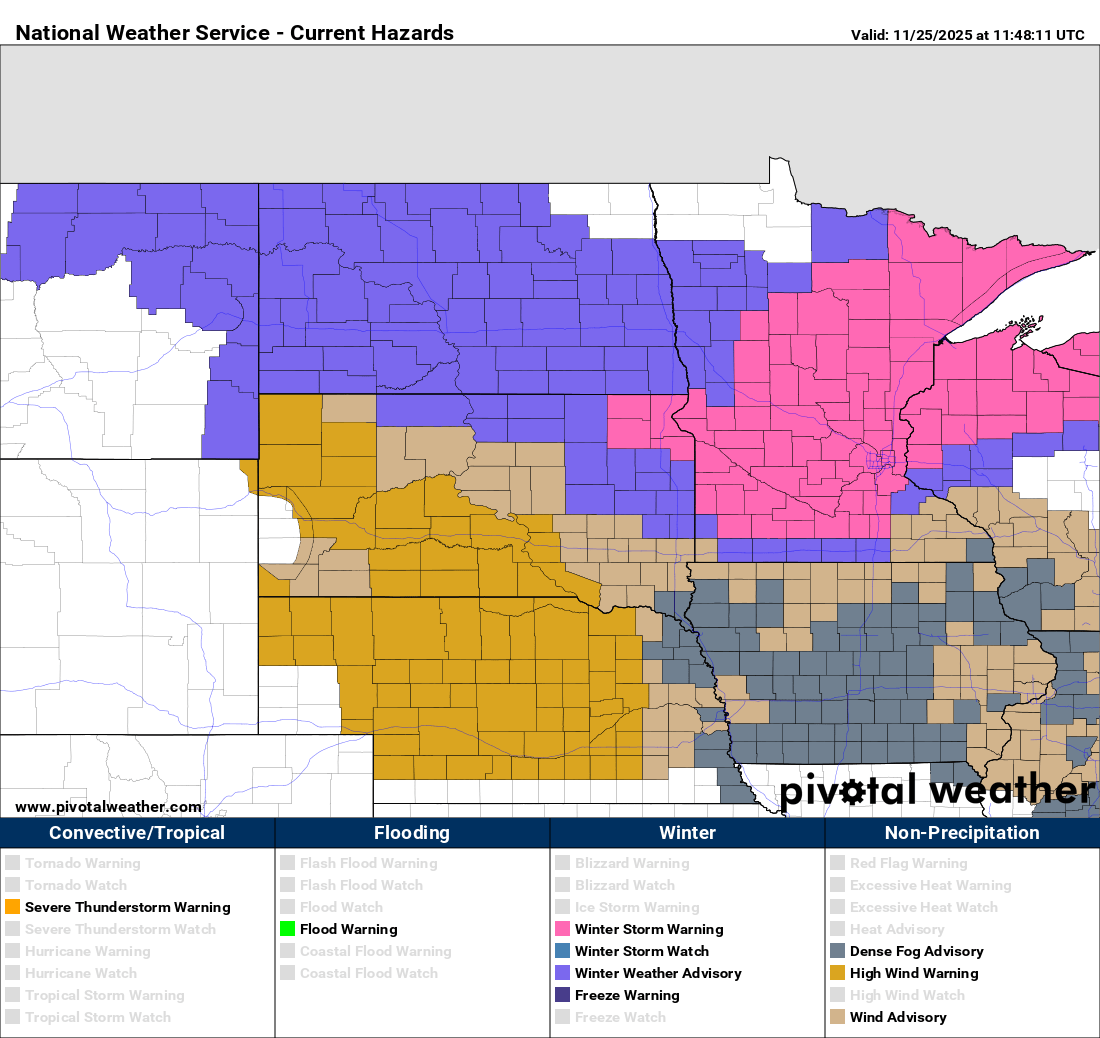 Winter storm set to rake Minnesota Tuesday into Wednesday