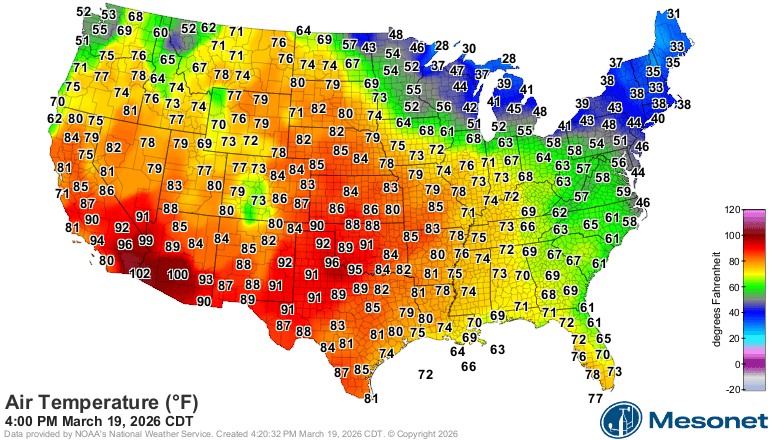 Temperatures