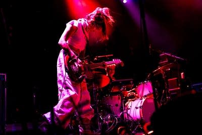 Band performing on stage