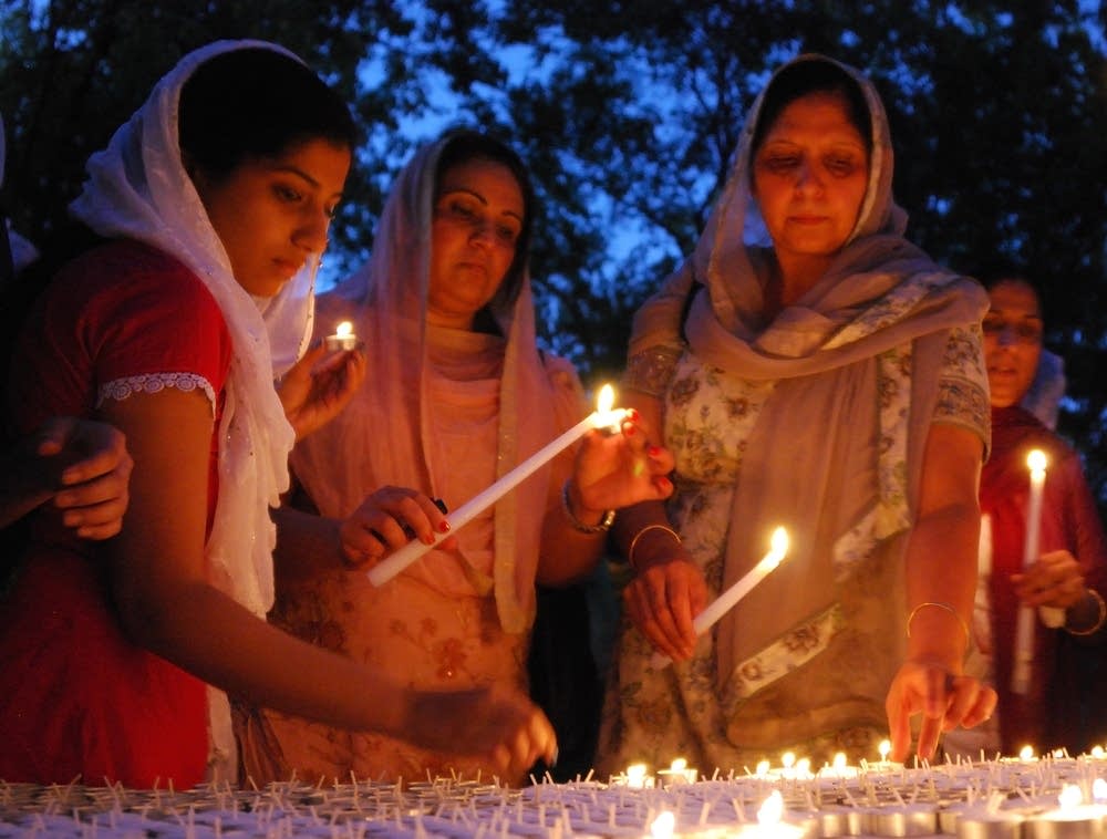 Sikh candle-light vigil