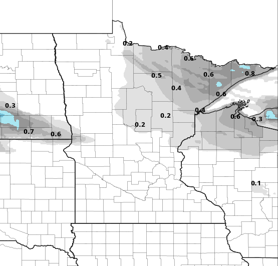 Clouds, snow showers north, sunshine south Thursday; warmer weekend
