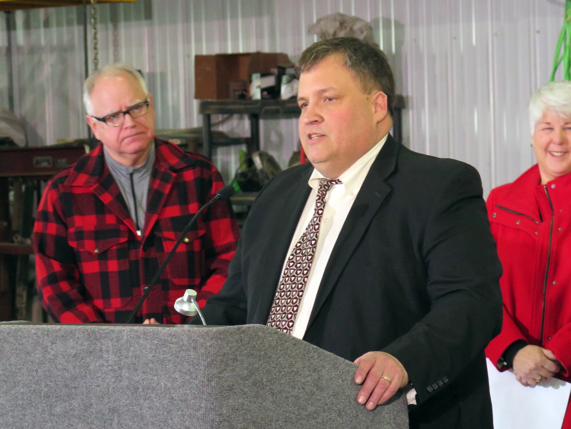 Incoming state agriculture department commissioner Thom Petersen