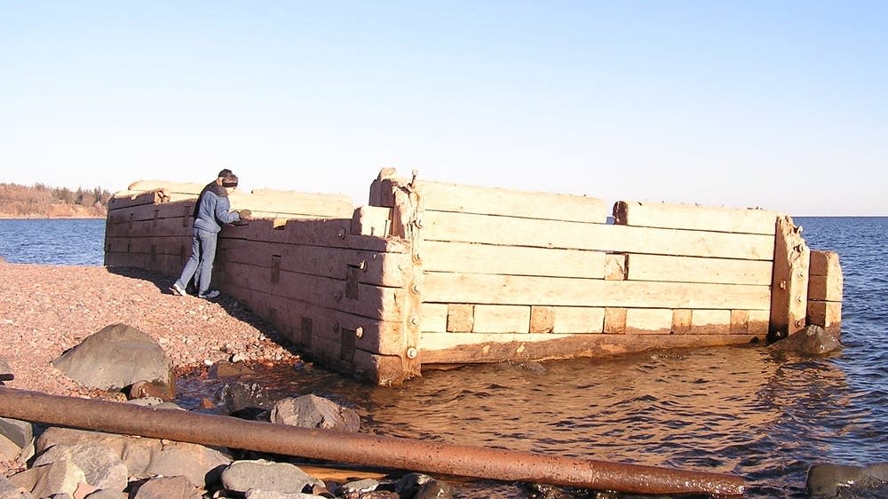 Duluth�s "new" crib washes ashore MPR News