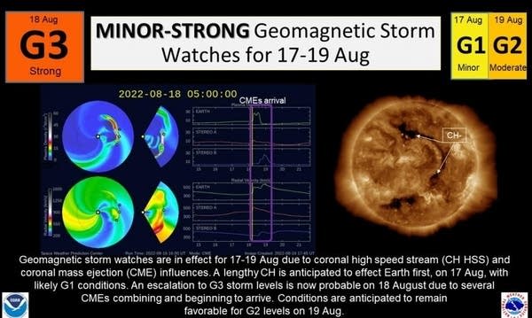 Geomagnetic storm watch