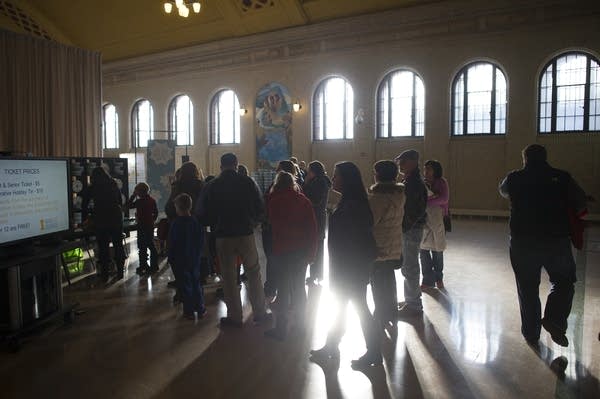 The newly renovated Union Depot train station