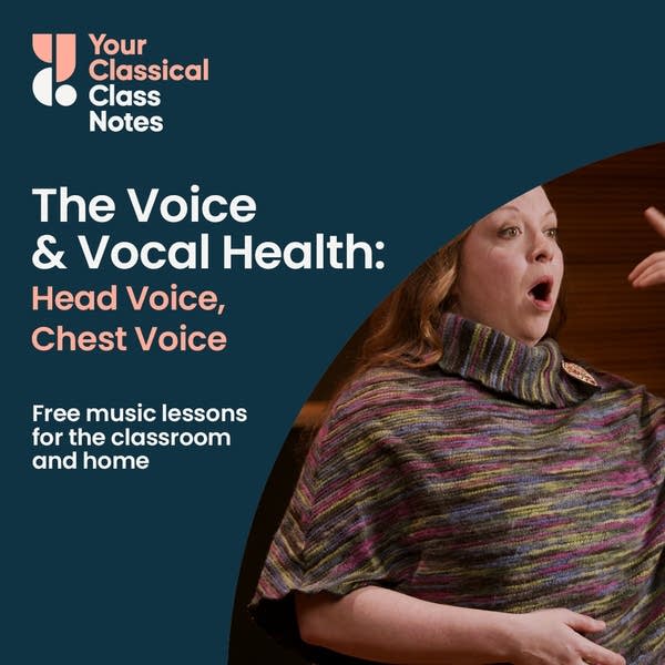 Class Notes thumbnail for a Voice & Vocal Health lesson. Includes singer Liz Pearse.
