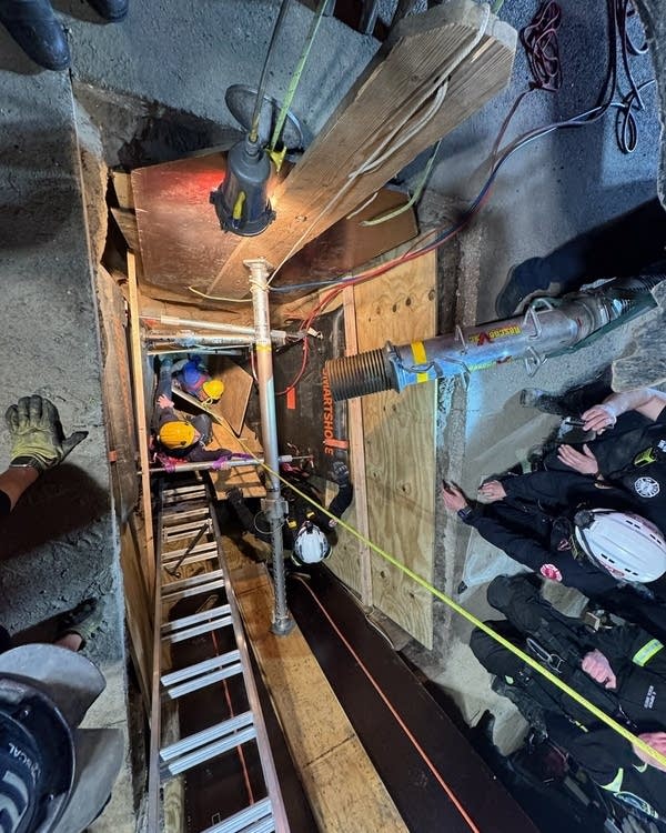 a hole for rescue