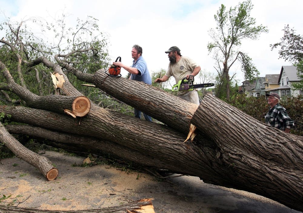 Tornado damage