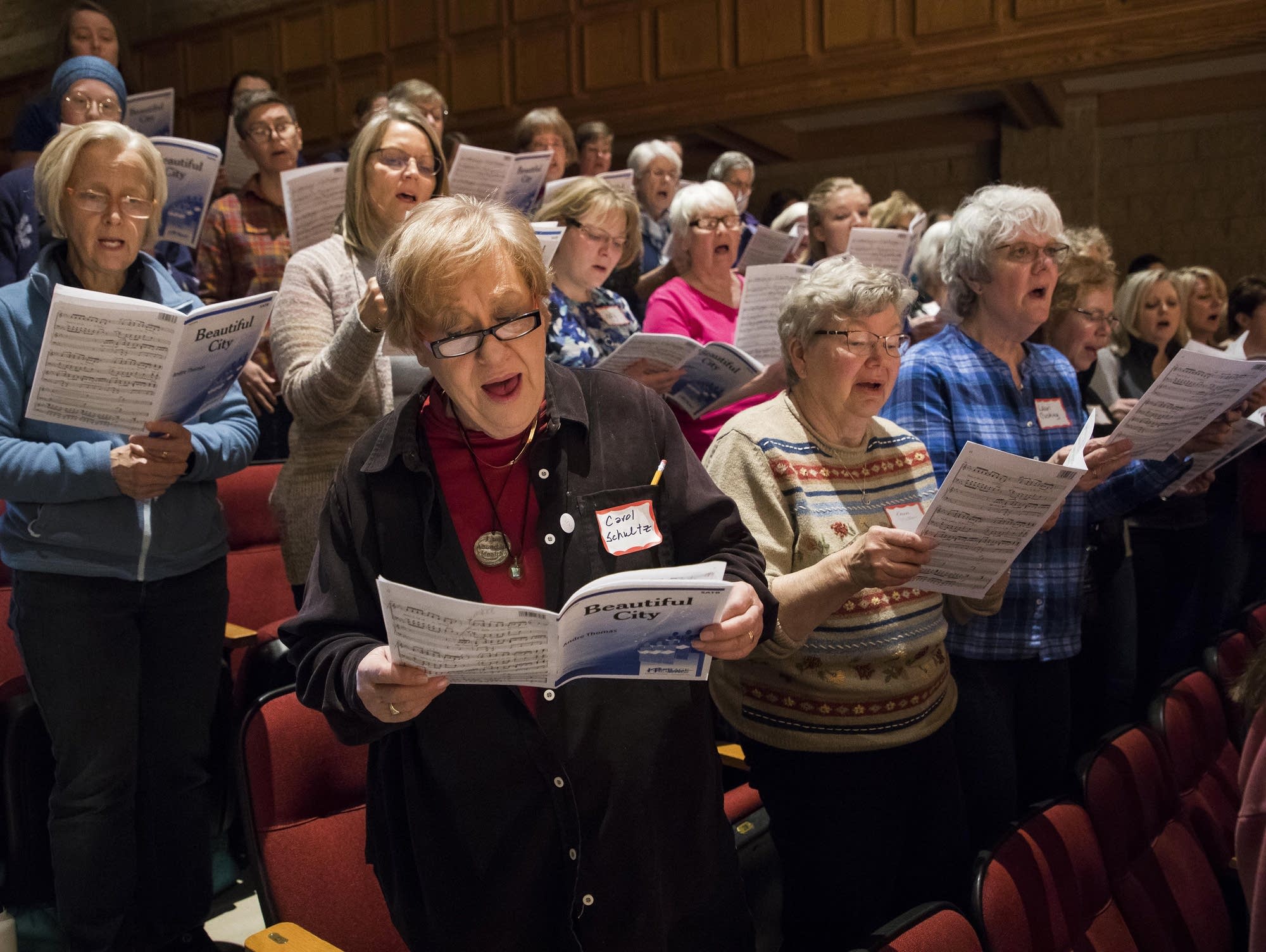 A scene from Bring the Sing Duluth on March 24, 2018.