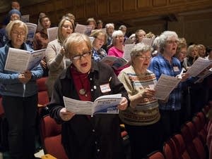 A scene from Bring the Sing Duluth on March 24, 2018.