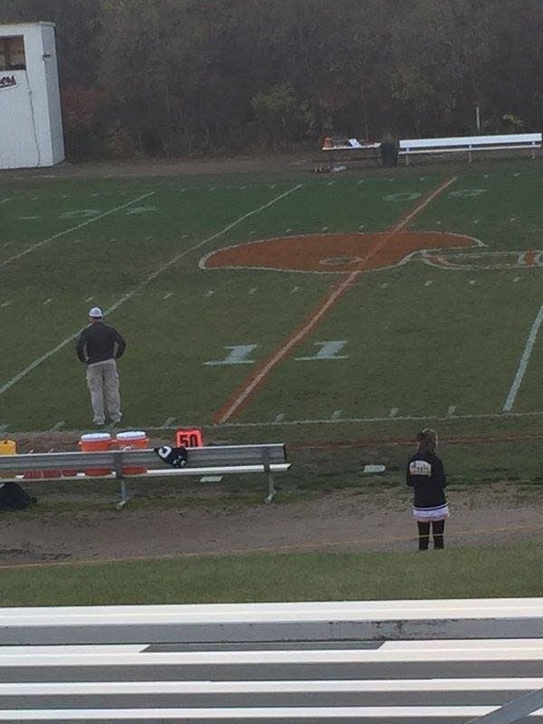 High school A.D. was behind on-field tribute to fallen player