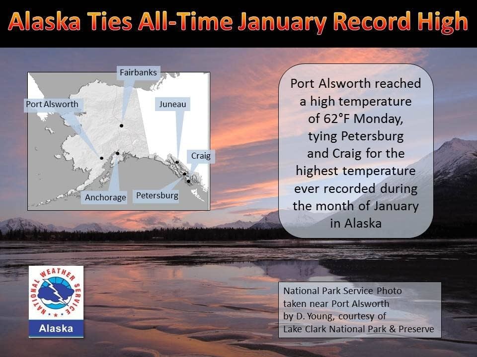 ‘Coldest’ winter in 32 years? Alaska’s record 62 degree warmth, Icy