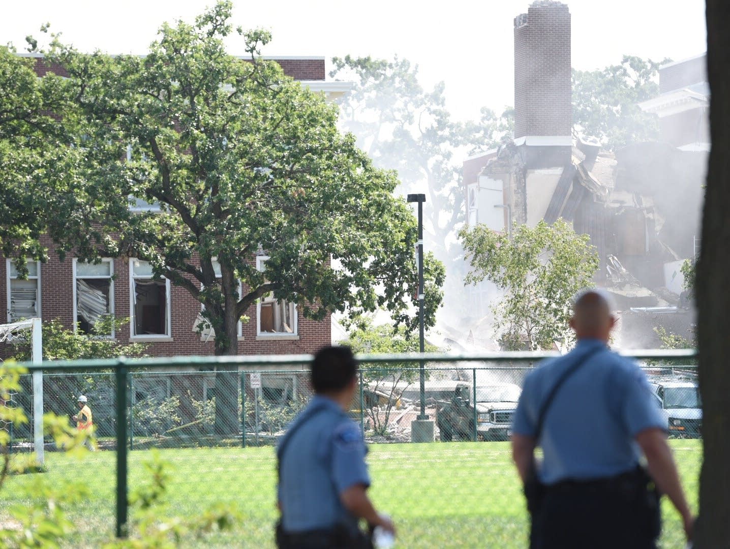 Explosion at Minnehaha Academy in Minneapolis