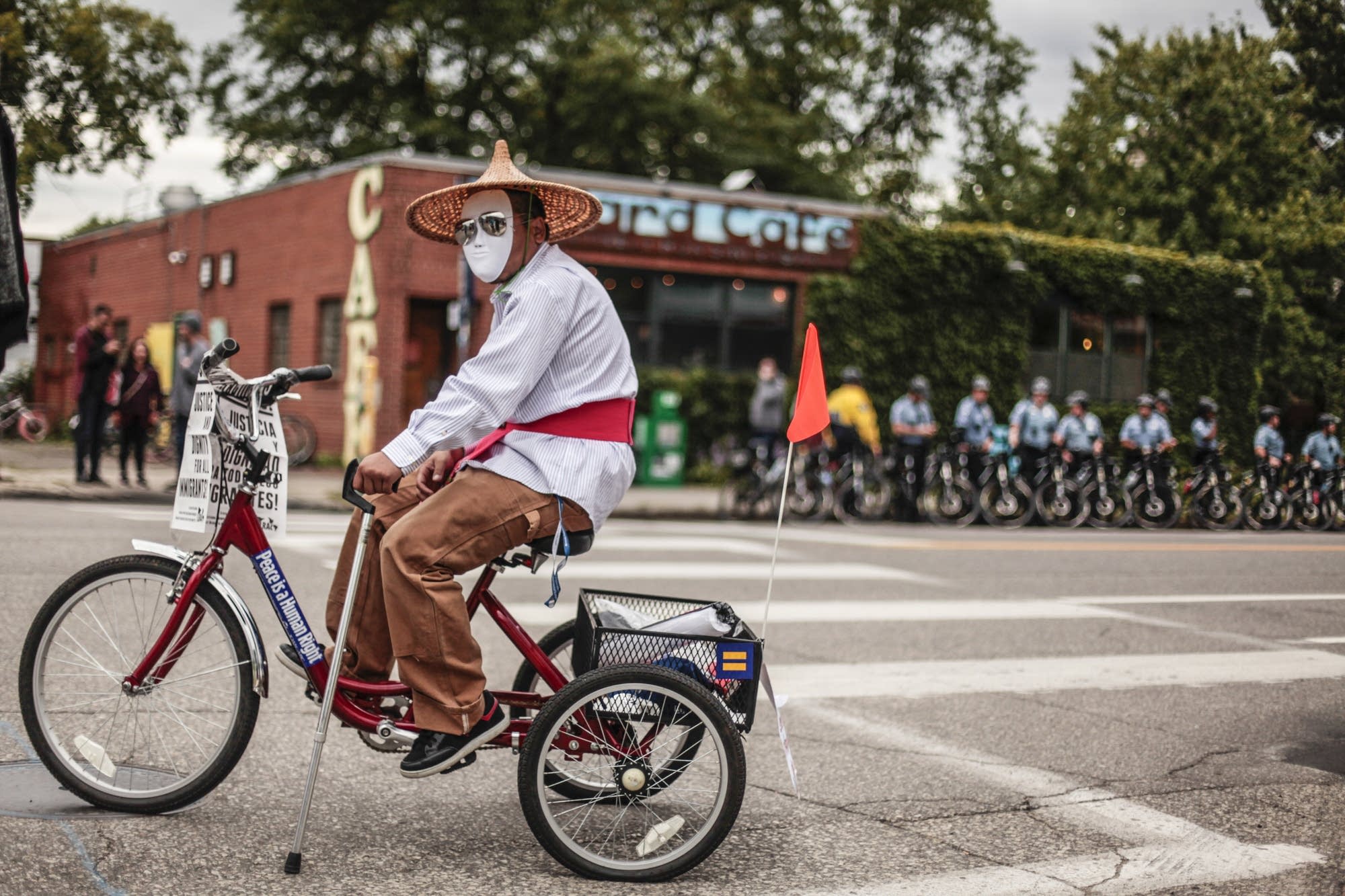 One rally began in Minneapolis' Cedar-Riverside neighborhood.