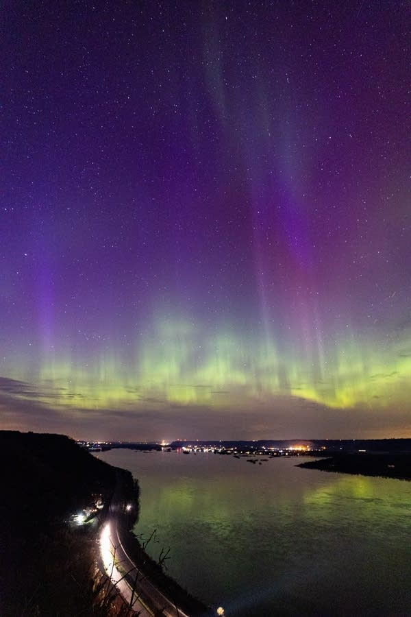 A view of the aurora borealis.