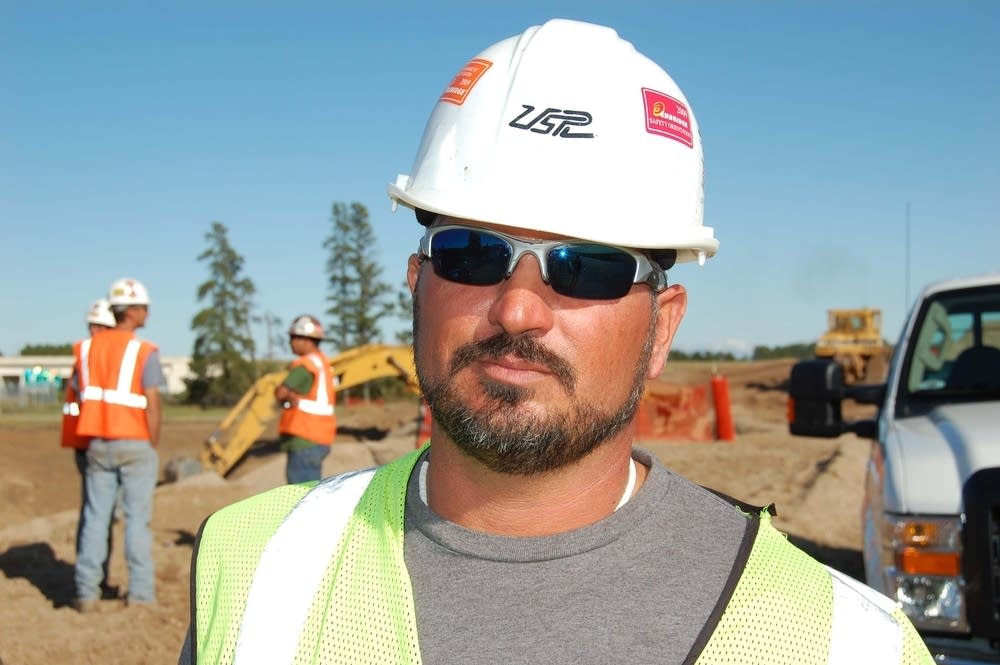 Construction foreman Roger Martin