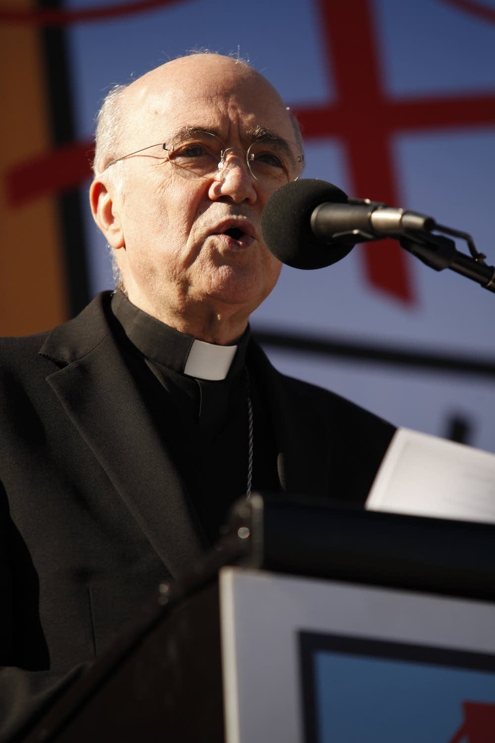 Archbishop Carlo Maria Vigano, apostolic nuncio