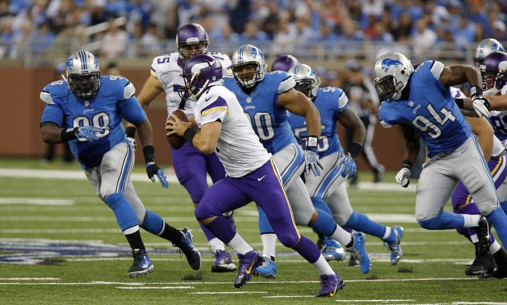 Nick Fairley, Christian Ponder, Ndamukong Suh, Eze